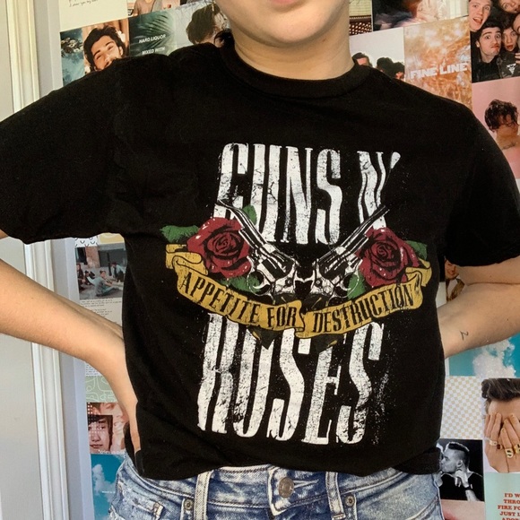 Oversized Guns&Roses Band Tee - Picture 2 of 3